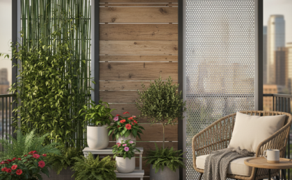 best balcony privacy material