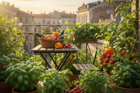 balcony vegetable garden