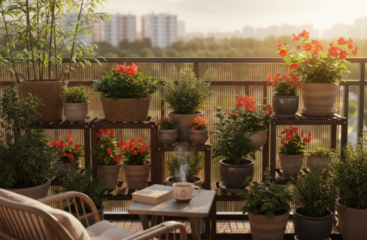 Balcony Plant Arrangements That Help Reduce Noise and Add Privacy